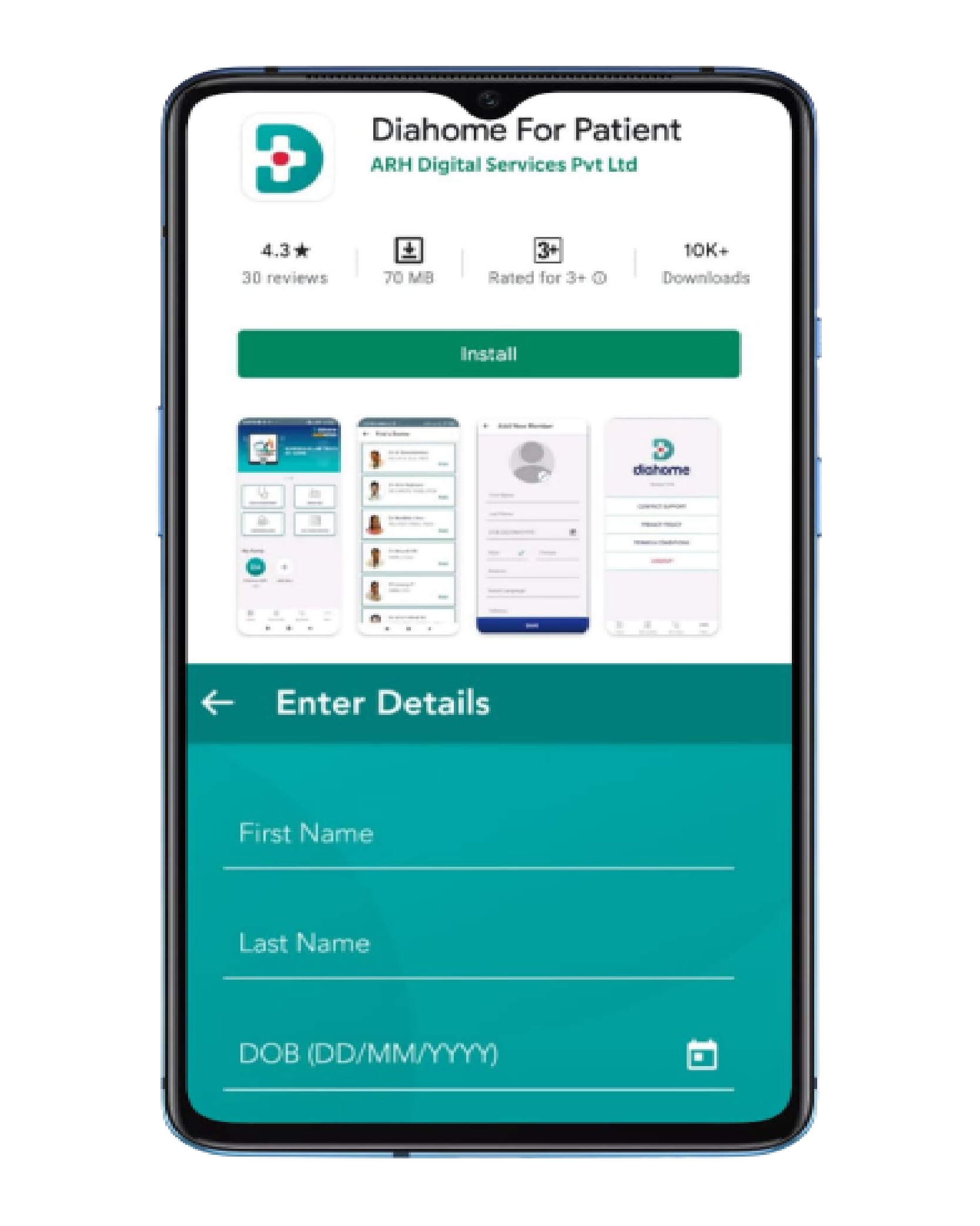 Diahome App