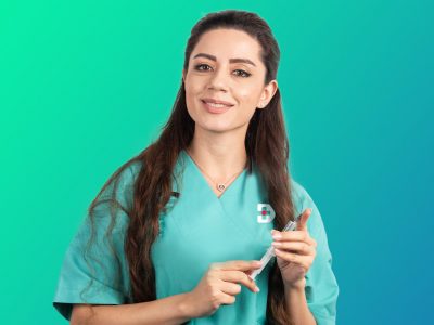 Portrait of a doctor on a video call for a virtual appointment with a patient. New normal lifestyle. Health care and medicine concept.